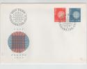 Switzerland FDC EUROPA CEPT 4-5-1970 Complete Set On Cover With Cachet - 1970