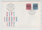 Switzerland FDC EUROPA CEPT 2-5-1972 Complete Set On Cover With Cachet - 1972