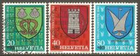 Switzerland 1981 Mi# 1210-1211, 1213 Used - Short Set - Pro Juventute / Municipality Coat Of Arms (IV) - Autres & Non Classés