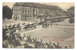 Lunéville (54) :Arrivée Du Cortège Officiel De M. Lebrun Ministre,à La Place Du Château  En 1911 (animée). - Maxeville