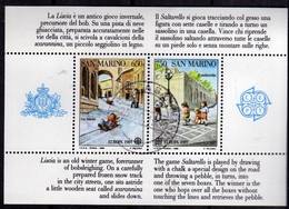 REPUBBLICA DI SAN MARINO 1989 EUROPA UNITA CEPT BLOCCO FOGLIETTO BLOCK SHEET BLOC FEUILLET USATO USED OBLITERE' - Gebraucht