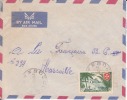 BOZOUM - OUBANGUI - A.E.F - 1957 - Colonies - Lettre - Marcophilie - Andere & Zonder Classificatie