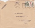 BRAZZAVILLE R.P - CONGO - COLONIES - LIEUTENANT GOUVERNEUR CUREAU - LETTRE - FLAMME - Briefe U. Dokumente