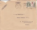 BRAZZAVILLE R.P - CONGO - COLONIES - LIEUTENANT GOUVERNEUR CUREAU - LETTRE - FLAMME - Covers & Documents