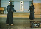 Kendo Japanese Bamboo Sword Fighting Fencing, C1970s Vintage Postcard - Fencing