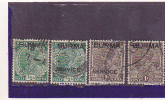 Burma - 4 Different Stamps - Birma (...-1947)