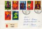 Carta,  Certificada , Vaduz 1969, Espace, Cohete,   Liechtenstein,  Cover - Storia Postale