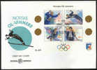 NORWAY FDC 1992 «Norw. Olympic Winners, Souv.block». Perfect, Cacheted Unadressed Cover - FDC