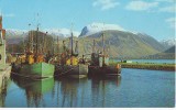 B4817 Ben Nevis And Fishing Boats In The Canal Basin At Corpach Not Used Good  Shape - Inverness-shire