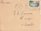 FORT LAMY - TCHAD - Colonies Francaises - Lettre - Flamme - Marcophilie - Lettres & Documents