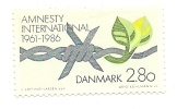 1986 - Danimarca 858 Amnesty International     ----- - Ungebraucht