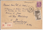 N826 - BOLLWILLER Haut Rhin - 1948 - Recommandé GANDON + PLACE STANISLAS - - Autres & Non Classés