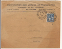N842- MULHOUSE GARE Haut Rhin - 1929 -Timbre Type JEANNE D ARC - Entête Corporation Des Metaux - - Other & Unclassified