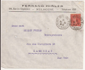 N843- MULHOUSE R. DE FRANCE Haut Rhin - 1932 -Timbre Type SEMEUSE - Entête Fernand HIRLER - - Autres & Non Classés