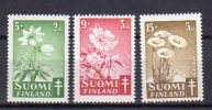 FINLANDE     Neuf **    Y. Et T.  N° 349 / 351       Cote: 3,50 Euros - Unused Stamps