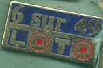 PINS   LOTO 6 SUR 49 BLEU - Casinos