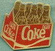 PINS  COCA COLA BOUTEILLES  CAISSE PACK - Coca-Cola