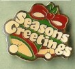 PINS  SEASONS GREETINGS CLOCHES NOEL - Kerstmis