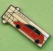 PINS RENAULT 19 ROUGE CLE A MUSIQUE AVEC PORTEE - Renault