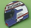 PINS ALAIN PROST CASQUE  MARLBORO - F1