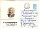 GOOD USSR Postal Cover 1989 - Soviet Explorer F. Busse - Lettres & Documents