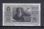 R537 - REGNO 1932 , Della Serie Dante Alighieri Il N. 31 Di Posta Aerea  ***  MNH - Correo Aéreo