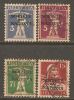 Switzerland 1927-30 SDN Mi# 27-28, 30, 33 X Used - Ordinary Gum - Oficial