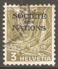 Switzerland 1937 SDN Mi# 47 Z Used - With Grilled Gum - Officials