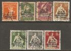 Switzerland 1923 BIT / ILO Mi# 1-3, 5, 8, 10-11 X Used - Oficial