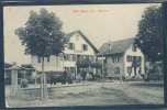 Bercher, Hôtel Belle-Vue, Chevaux, Animée, - Bercher