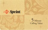 CARTE PREPAYEE   ETATS-UNIS  5 Minutes  Sprint - Sprint