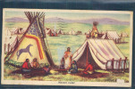 Race Indienne, Indian Camp, Tipi, - Indiani Dell'America Del Nord