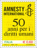 REPUBBLICA ITALIANA  ITALY   ANNO 2011 - AMNESTY INTERNATIONAL  NUOVI MNH ** - 2011-20: Ungebraucht