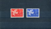 1961-Greece- Europa "The Member-countries, 19 Doves"- Complete Set MH/MNH, One W/small Fault - Unused Stamps