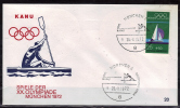 ALLEMAGNE Cover Jo 1972  Canoe - Canoa