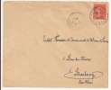 N852- CHATEAU SALINS Moselle - 1932 -Timbre Type SEMEUSE - - Autres & Non Classés