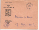 N854- FREYMING MERLEBACH AN. 1 Moselle - 1973 - FRANCHISE Entête MAIRIE COCHEREN - Other & Unclassified