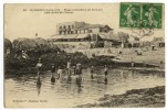 LE CROISIC  - Plage Et Rochers De Port-Lin. Café Hôtel De L'Océan. - Le Croisic