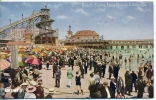 Um 1930/1940 Ansichtskarte " Beach Scene", Ungebrauchte Karte - Long Beach