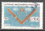 1 W Valeur Oblitérée,used - FRANCE - YT Nr 3581 - Franc-Maçonnerie * 2003 - N° 4-60 - Freimaurerei