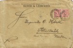 Carta ESSLINGEN Bahnhof 1893 (Wurttemberg) - Covers & Documents