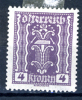 1922 - AUSTRIA - ÖSTERREICH - AUTRICHE - OOSTENRIJK - Mi. Nr. 364 - MLH - (mint With Hinged ) (Z2311....) - Ungebraucht