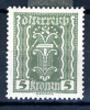 1922 - AUSTRIA - ÖSTERREICH - AUTRICHE - OOSTENRIJK - Mi. Nr. 365 - MLH - (mint With Hinged ) (Z2311....) - Ungebraucht