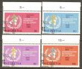 Switzerland 1975 OMS / WHO Mi# 36-39 Used - Officials