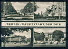 56310 // BERLIN - 4 VIEWS , CAR , OPERA , BRANDENBURGER TOR , HUMBOLD UNIVERSITI Deutschland Germany Allemagne Germania - Porta Di Brandeburgo