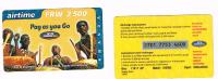 RWANDA  -  MTN RWANDACELL (GSM RECHARGE) -  DRUMS 2500 EXP. 12.02      - USED   -  RIF. 829 - Ruanda