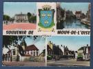 60 OISE - CP MULTIVUES SOUVENIR DE MOUY DE L'OISE - BLASON - COMBIER N° 2C - 1958 - Mouy