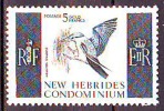NEW HEBRIDES   FR - BIRDS - **MNH - 1966 - Unused Stamps