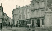 CPA 17 MONTENDRE PLACE DES HALLES 1907 Commerce - Montendre