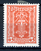 1922 - AUSTRIA - ÖSTERREICH - AUTRICHE - OOSTENRIJK - Mi. Nr. 373 - MLH - (mint With Hinged ) (Z2311....) - Neufs
